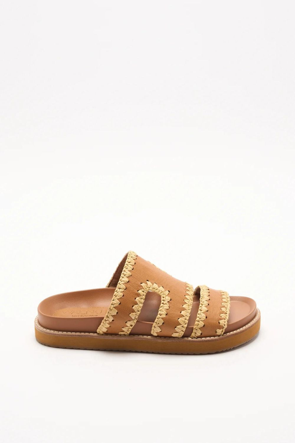 Perry Leather Slide - Tan