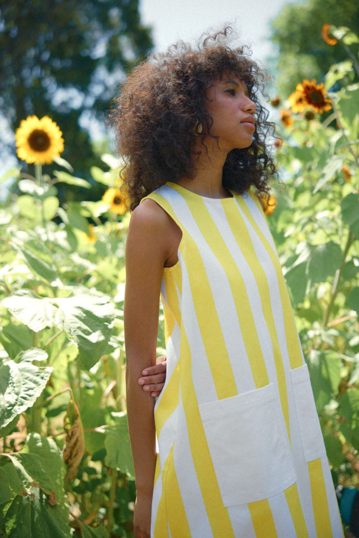 Central Markets Dress - Yellow