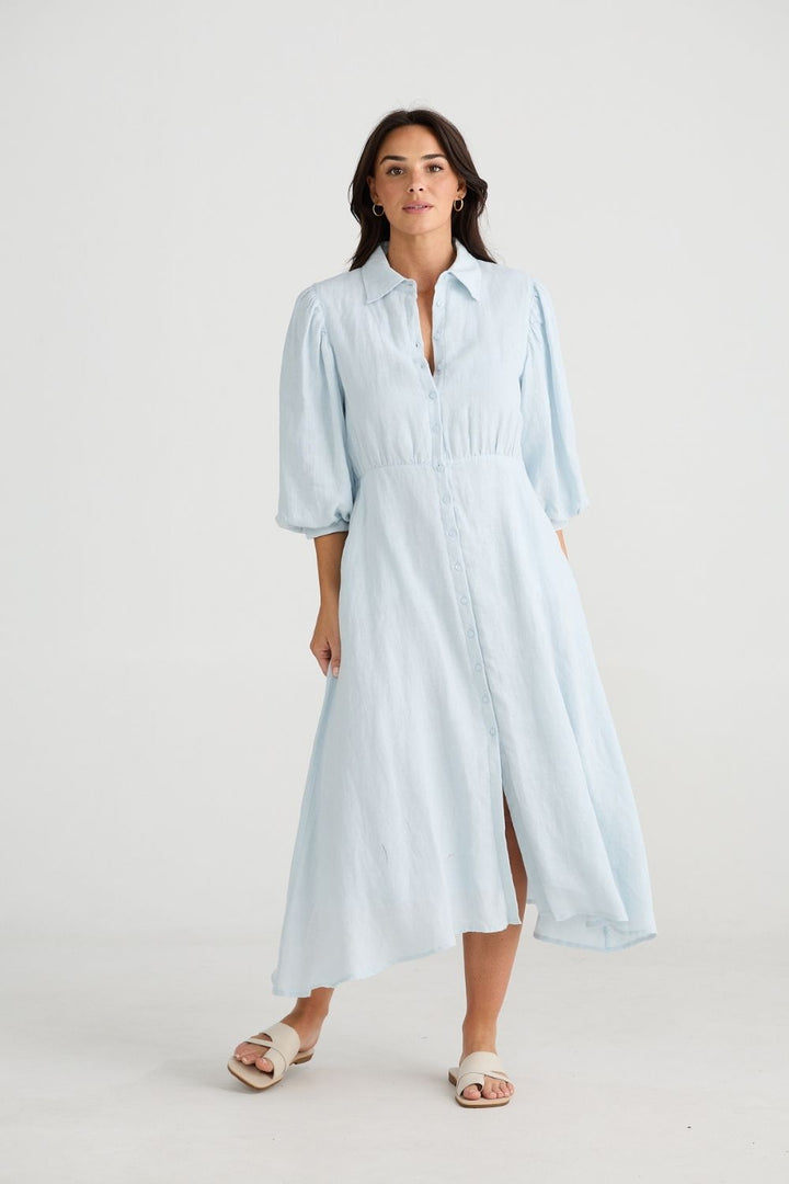 Affirmation Dress Sky Blue