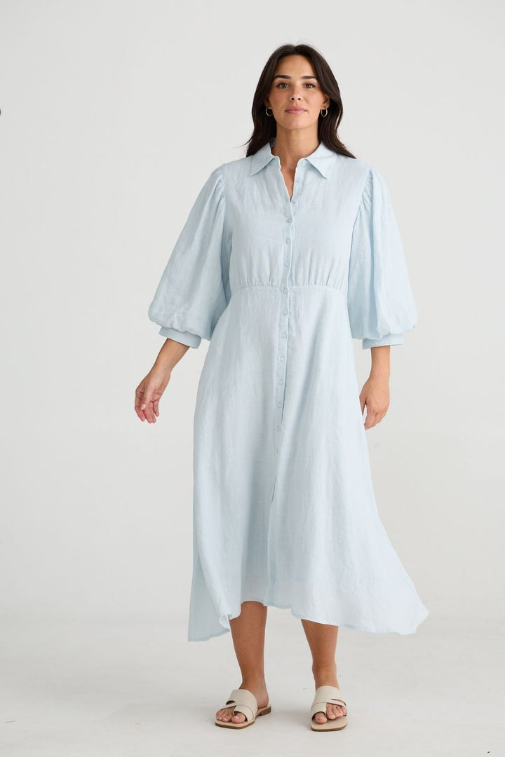 Affirmation Dress Sky Blue