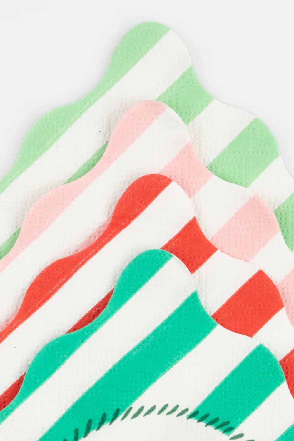 FESTIVE SMALL STRIPE NAPKINS