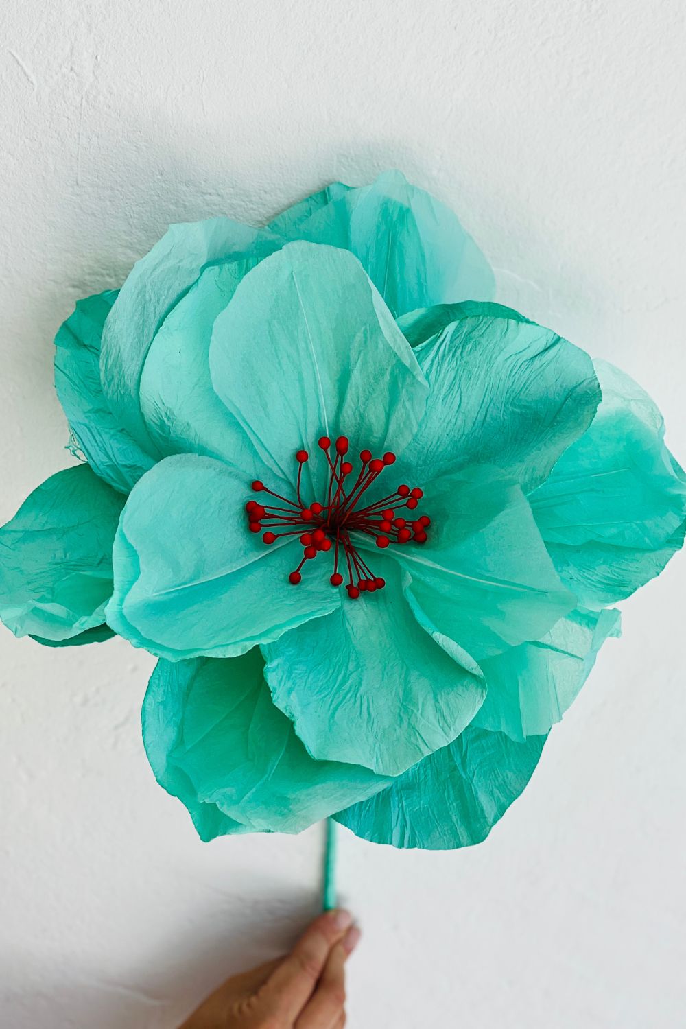 Sakura paper flower - Turquoise