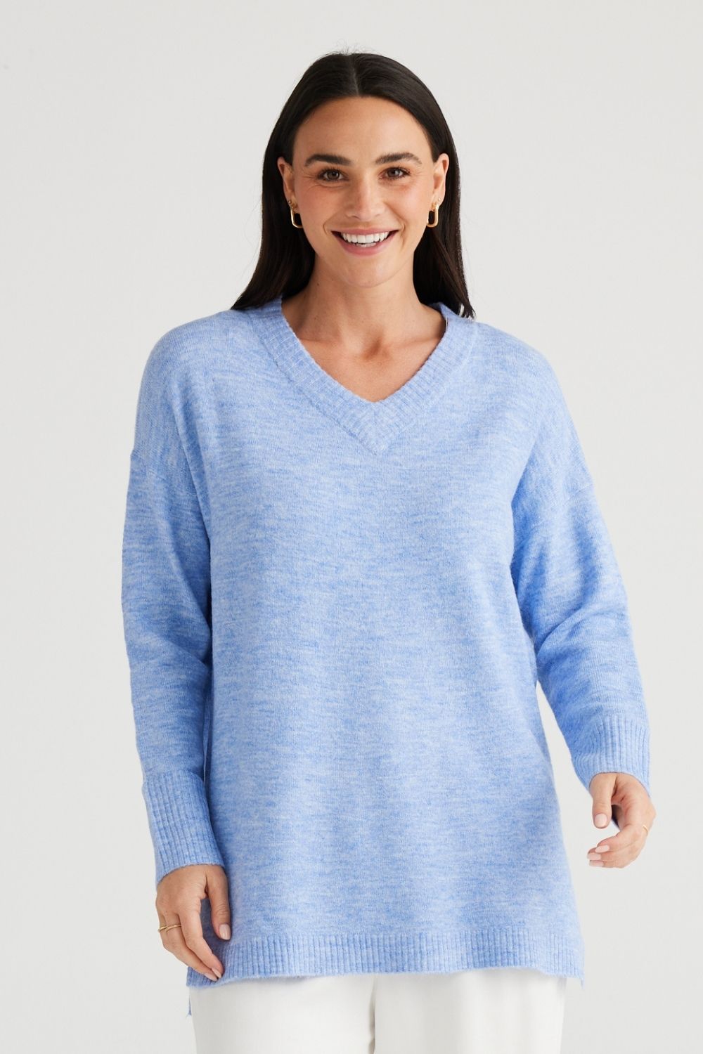 Bianca Long Knit Pale Blue