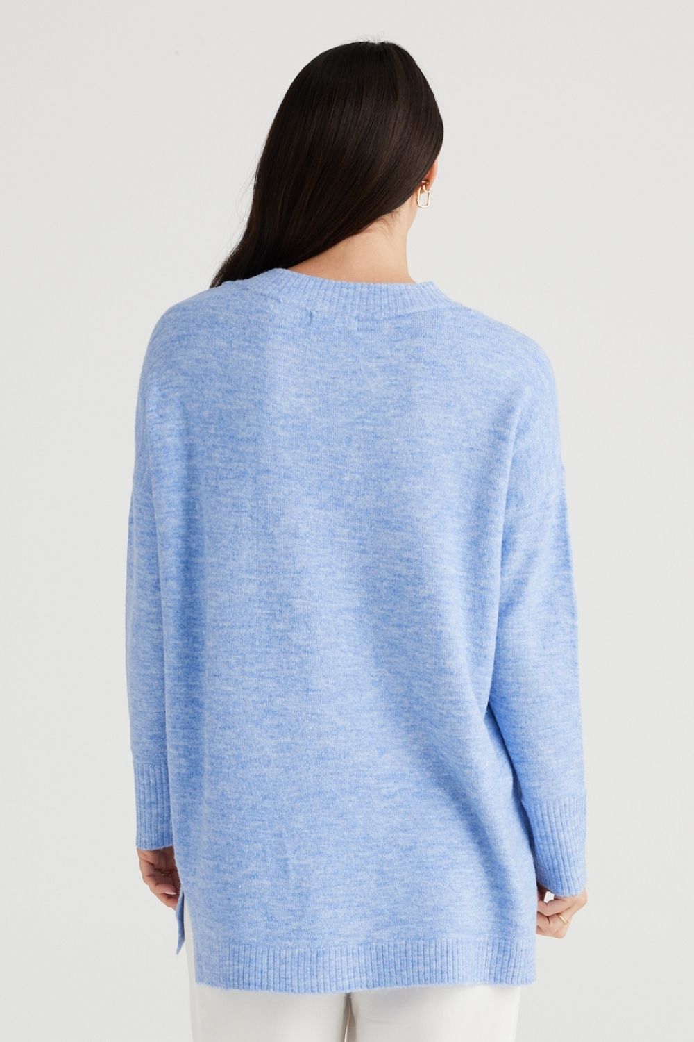 Bianca Long Knit Pale Blue