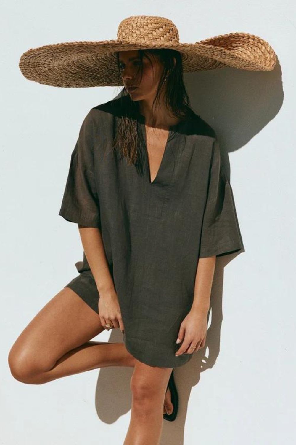 Summer Tunic - Charcoal