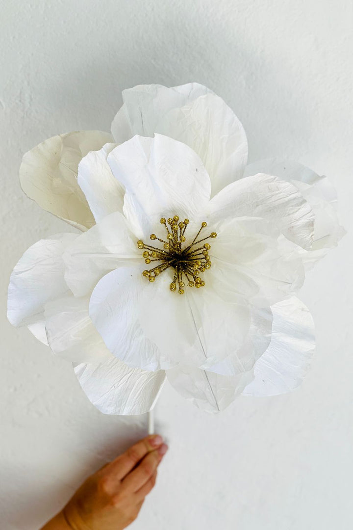 Sakura paper flower - White