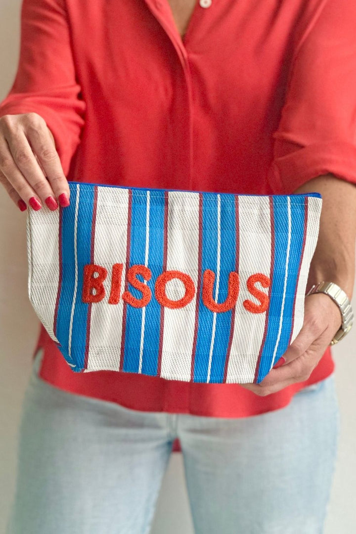 Bisous Clutch - Blue