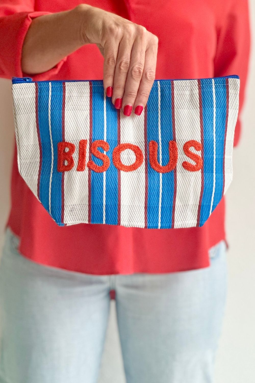 Bisous Clutch - Blue