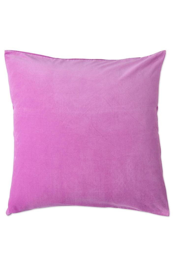 Super Pink Velvet European Pillowcases 2P Set