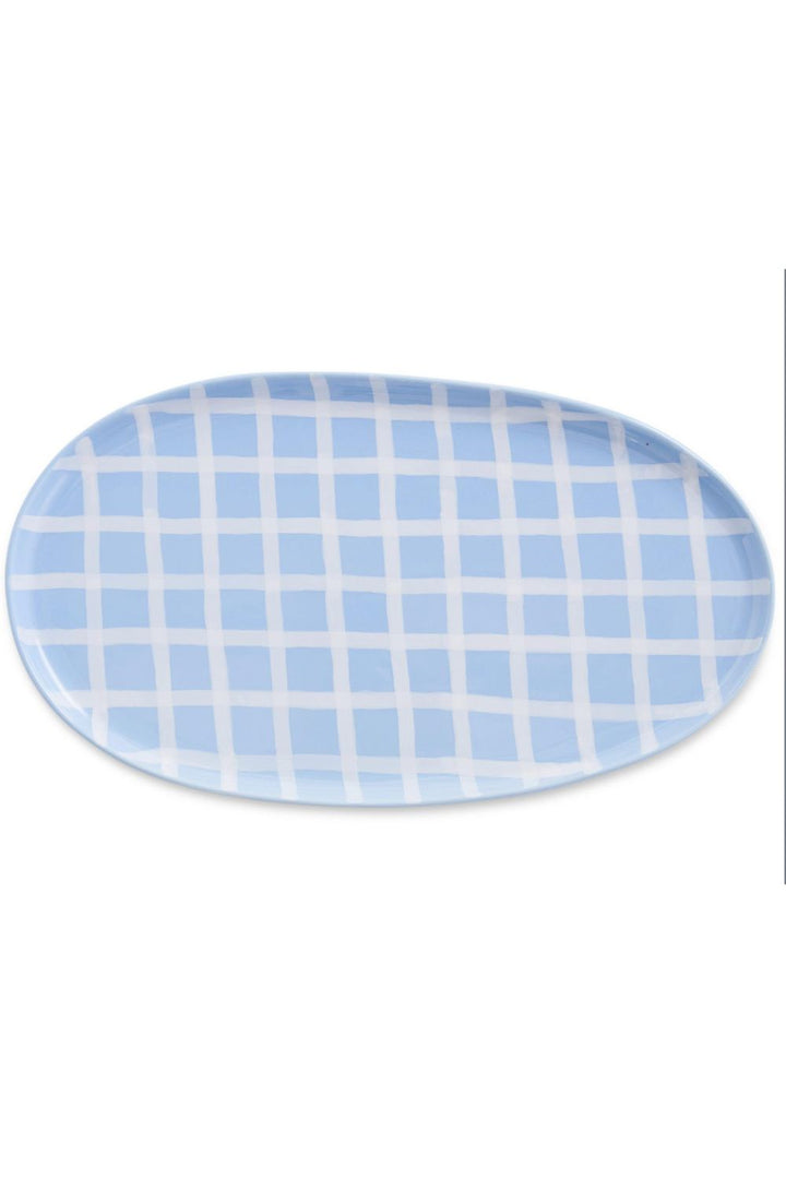 Blue Bird Tartan Platter One Size