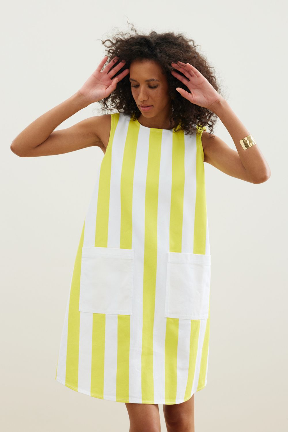 Central Markets Dress - Yellow