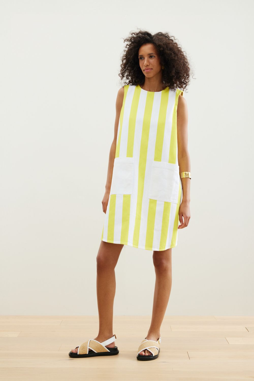 Central Markets Dress - Yellow