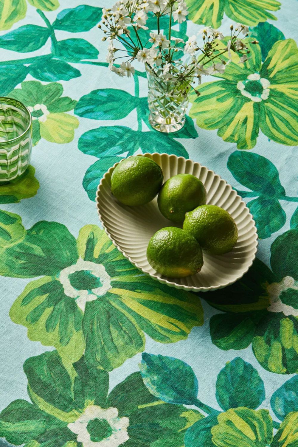 Rosetta Blue Table Cloth Medium