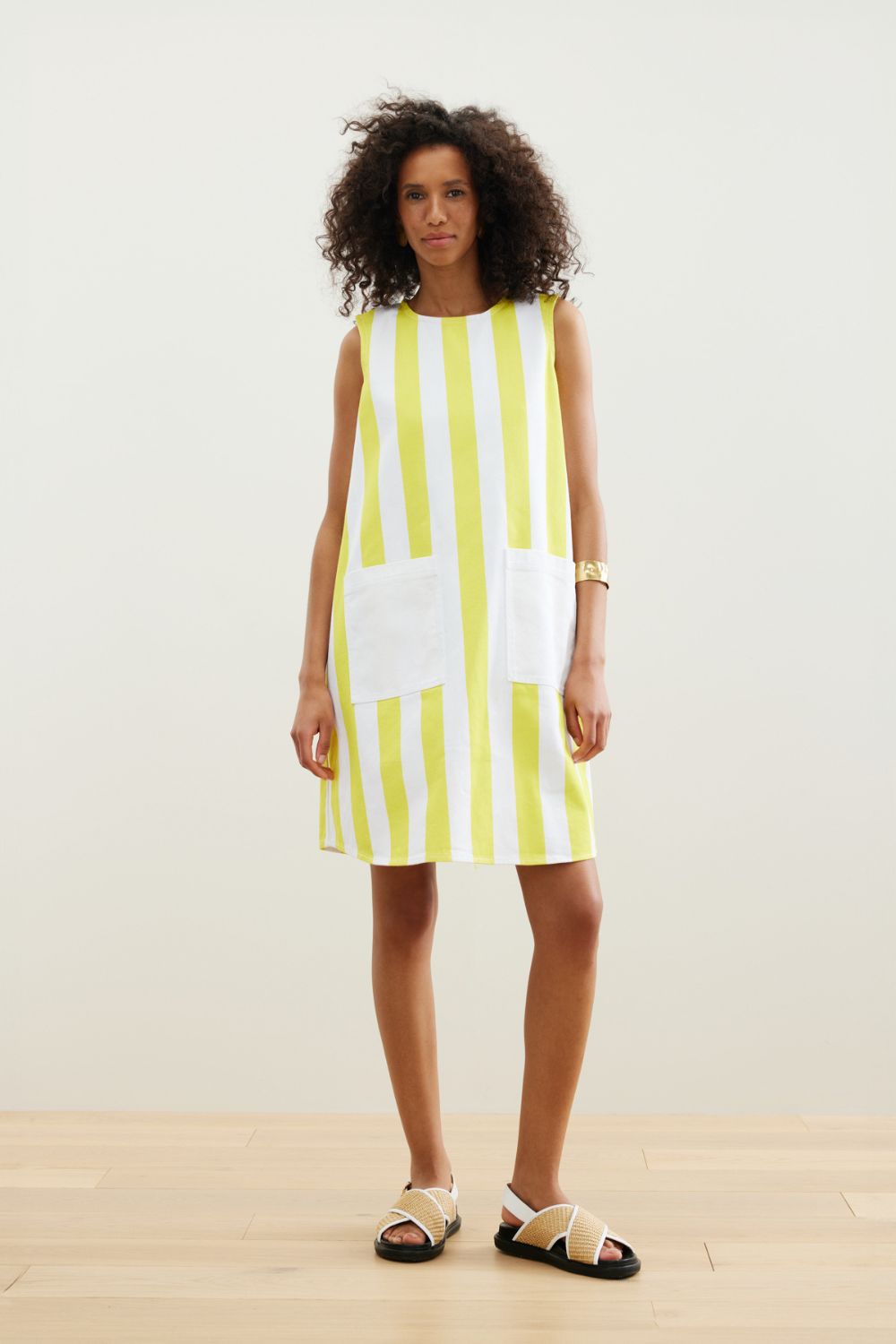 Central Markets Dress - Yellow