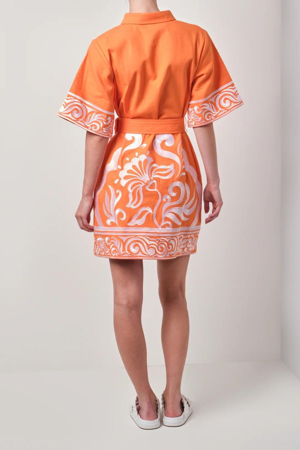 WALNUT | PORTAFINO DRESS TANGERINE