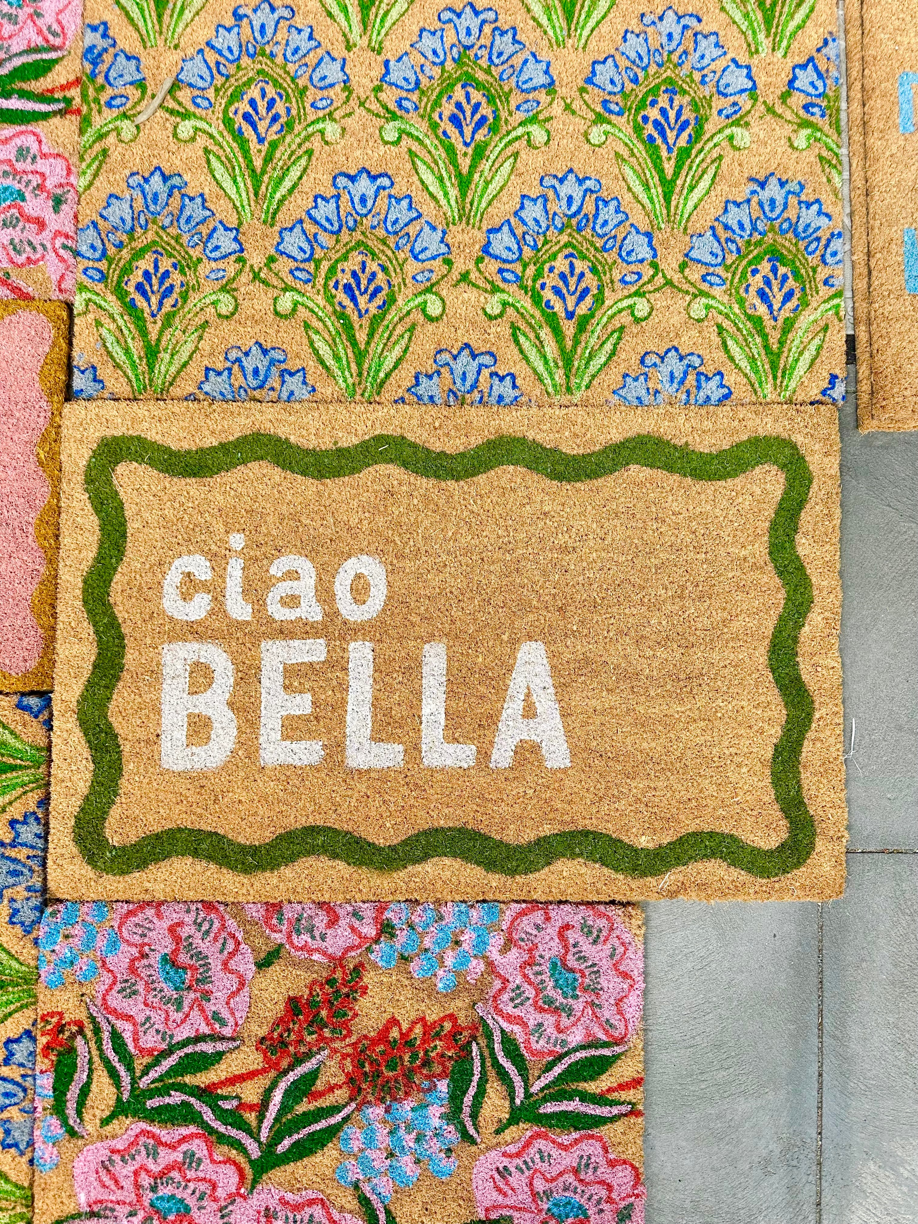 Ciao Doormat, Hello Hola Bonjour Ciao, Welcome, Porch deals Decor, Oversized Doormat, Large Doormat