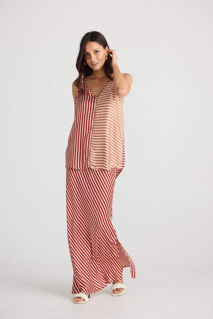 Aria Top - Allsorts Stripe