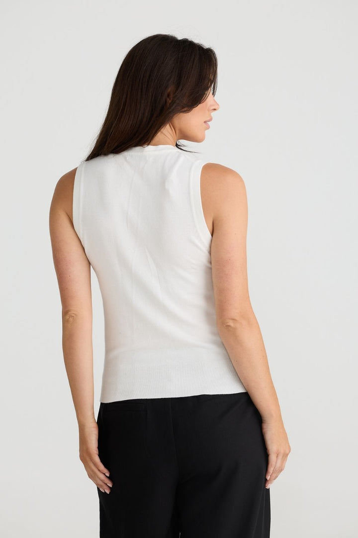 Dover Top -White