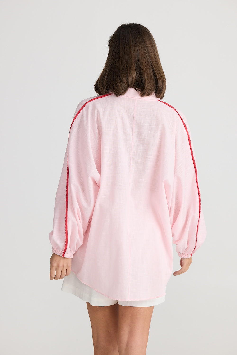 Oversized Cliffside Shirt - Pink