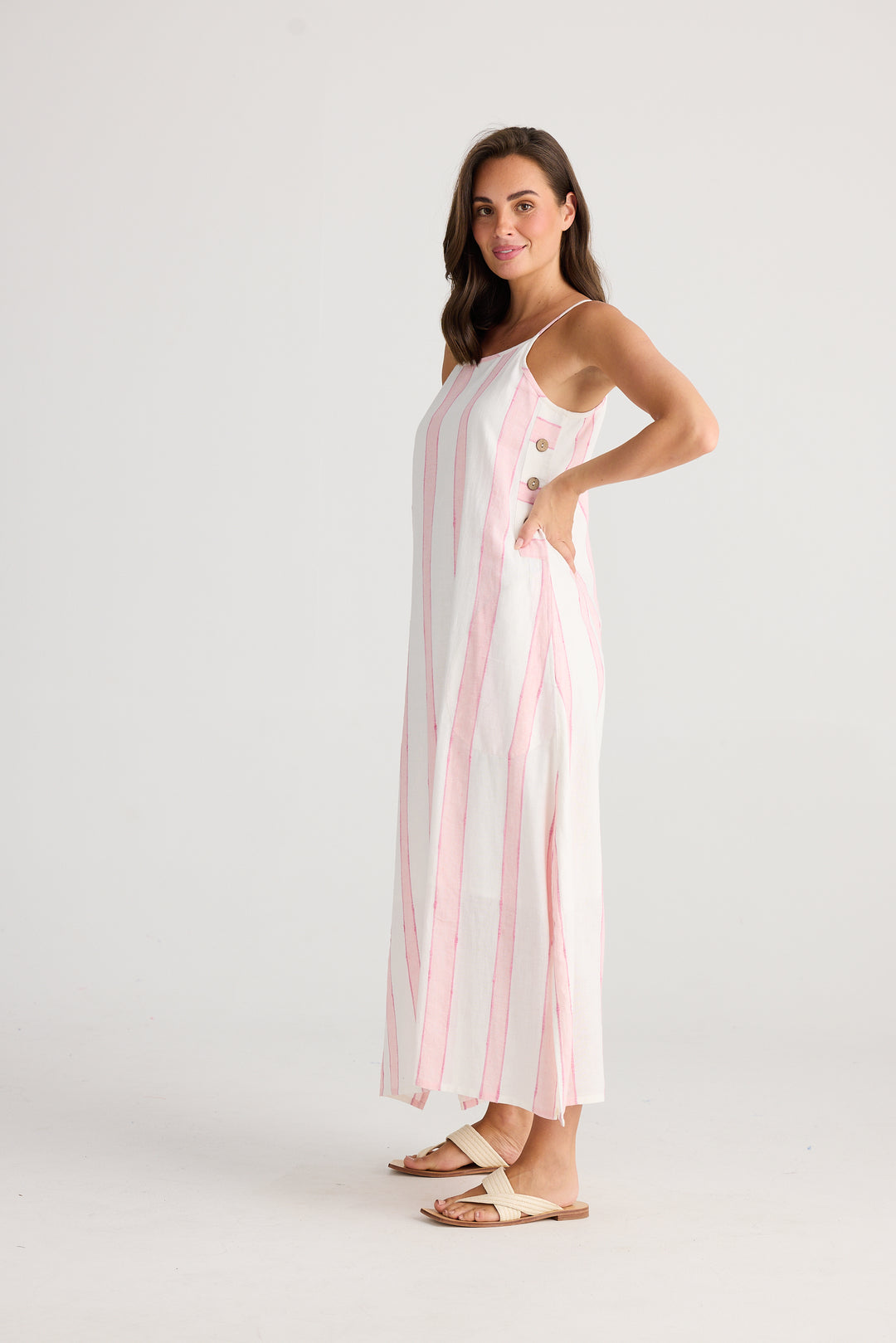 Cliffside Maxi Dress - Candy Stripe