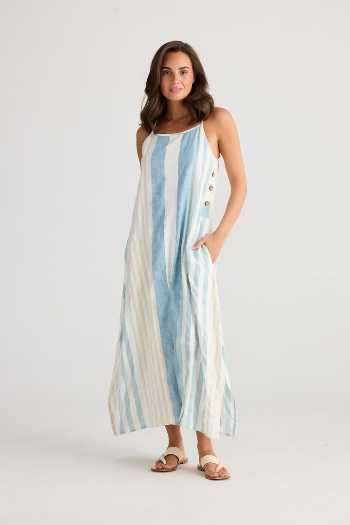 Cliffside Maxi Dress - Candy Stripe