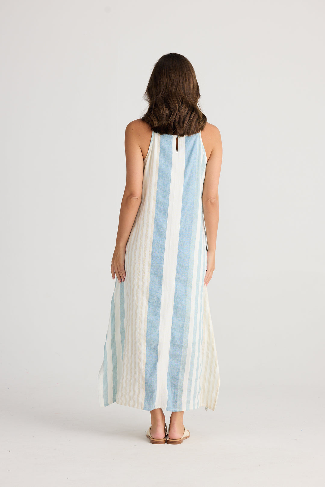 Cliffside Maxi Dress - Ocean Stripe