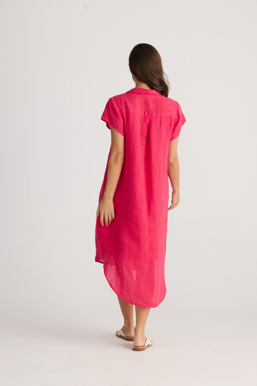 Ahoy Tunic - Raspberry Gauze