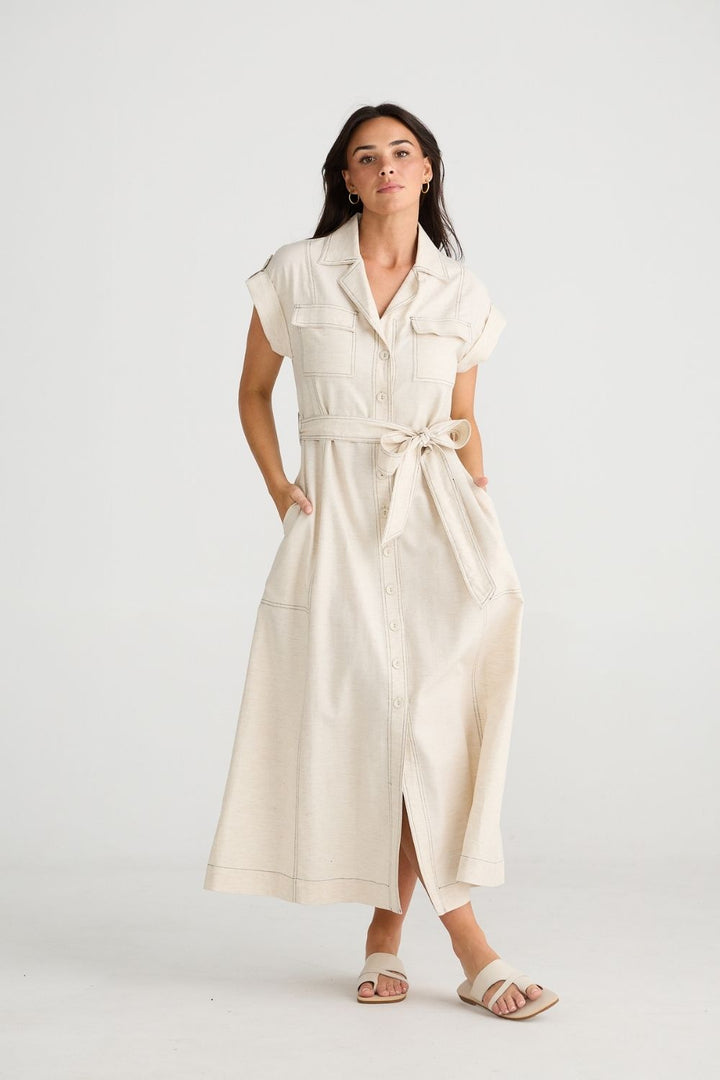 Portia Dress - Natural