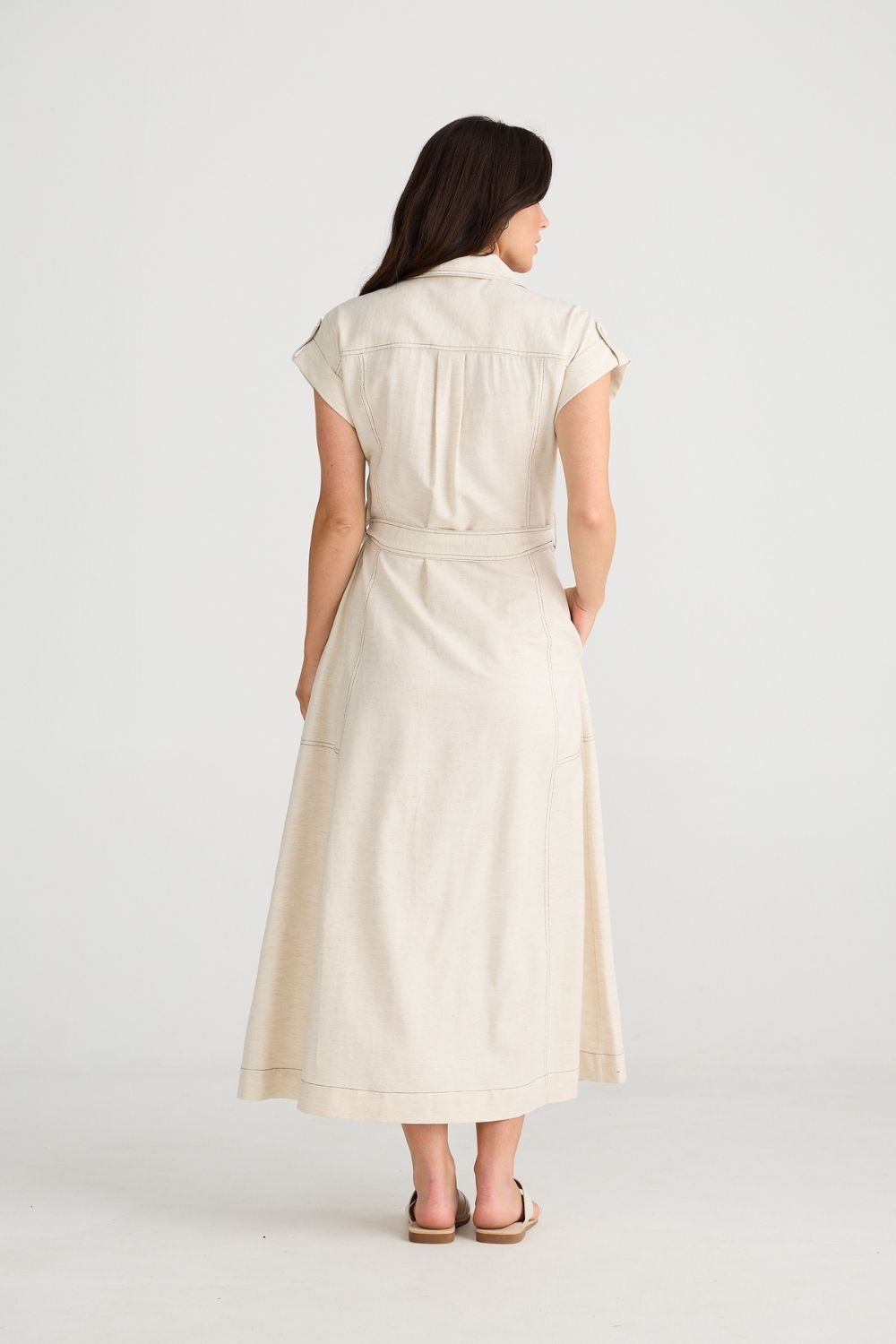 Portia Dress - Natural