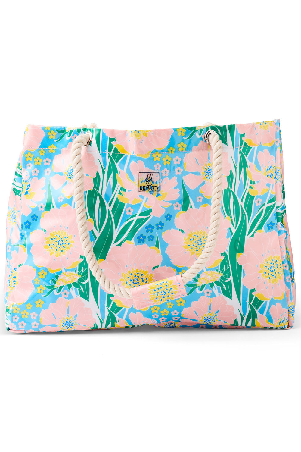 Tumbling Flowers Beach Bag