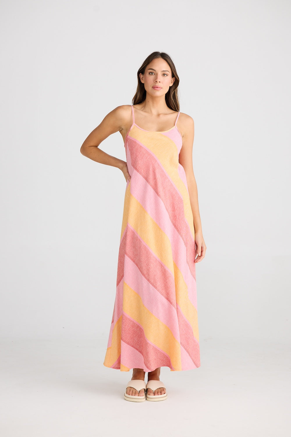 Claro Maxi Dress - Lisbon Stripe