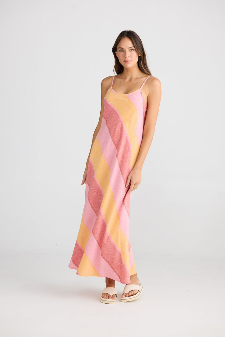 Claro Maxi Dress - Lisbon Stripe