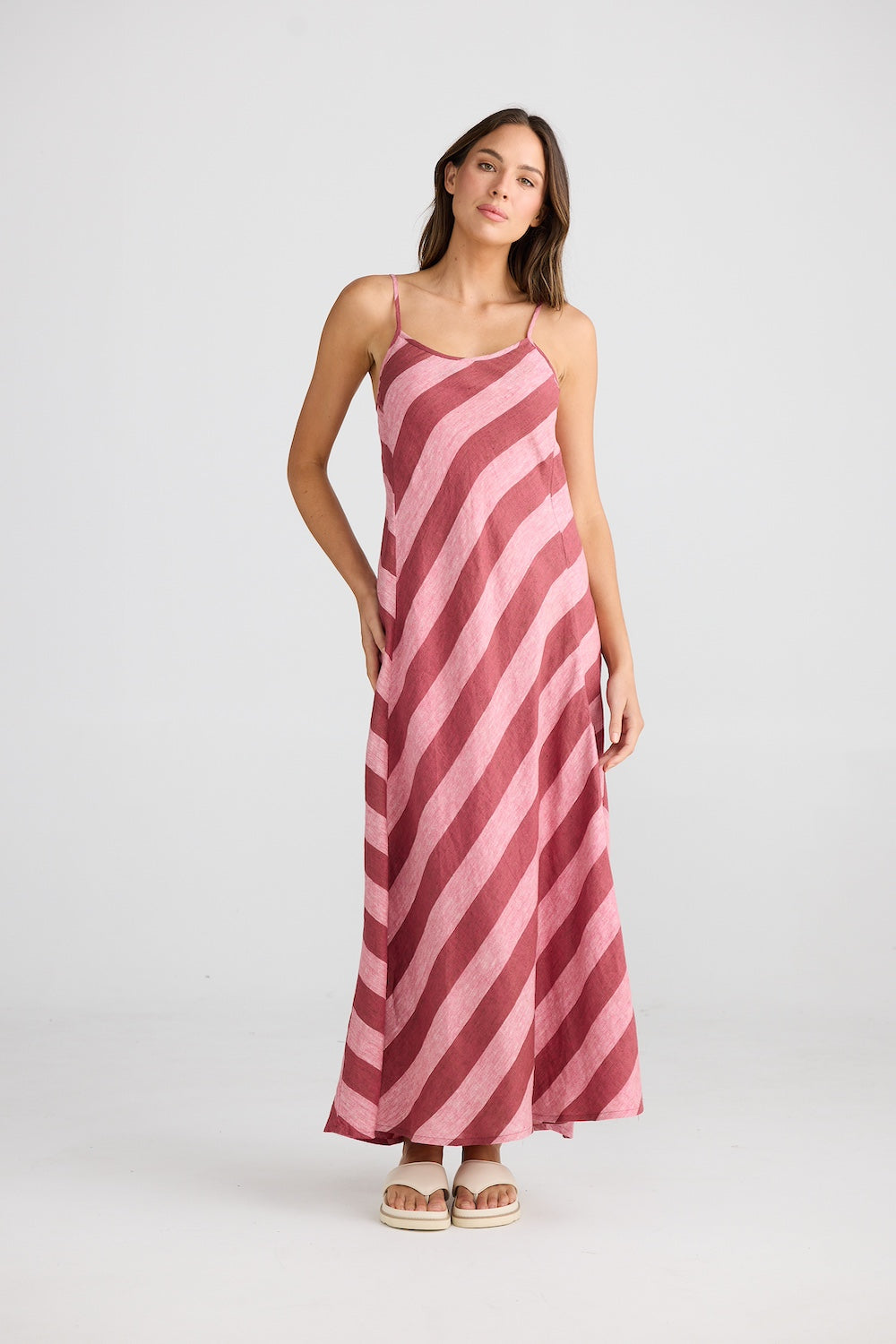 Claro Maxi Dress - Porto Stripe