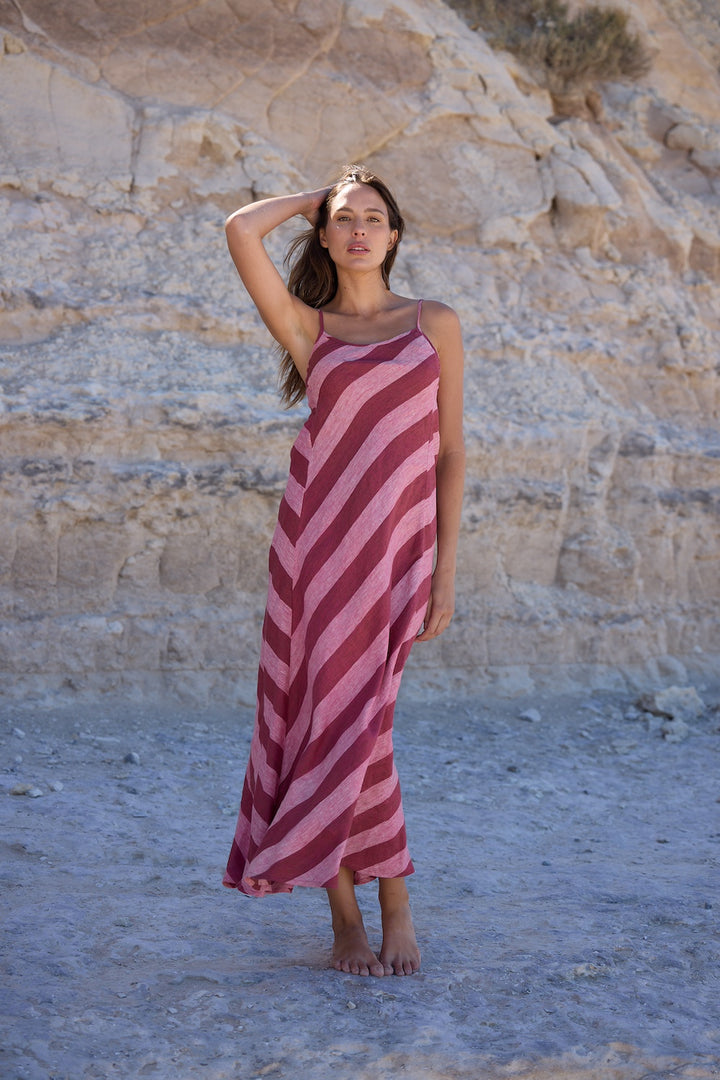 Claro Maxi Dress - Porto Stripe