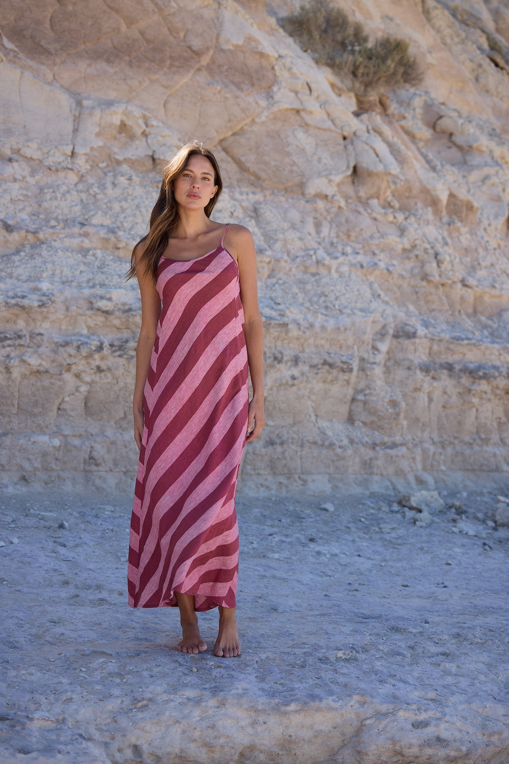 Claro Maxi Dress - Porto Stripe