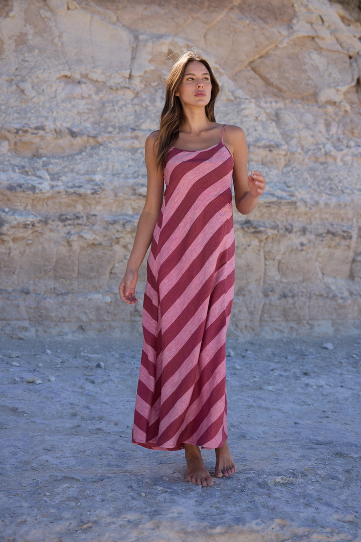 Claro Maxi Dress - Porto Stripe