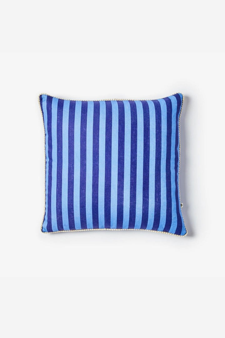 Thin Stripe Blue Cushion