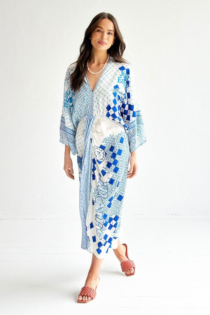 Sophia Kimono Dress - Amalfi Coast