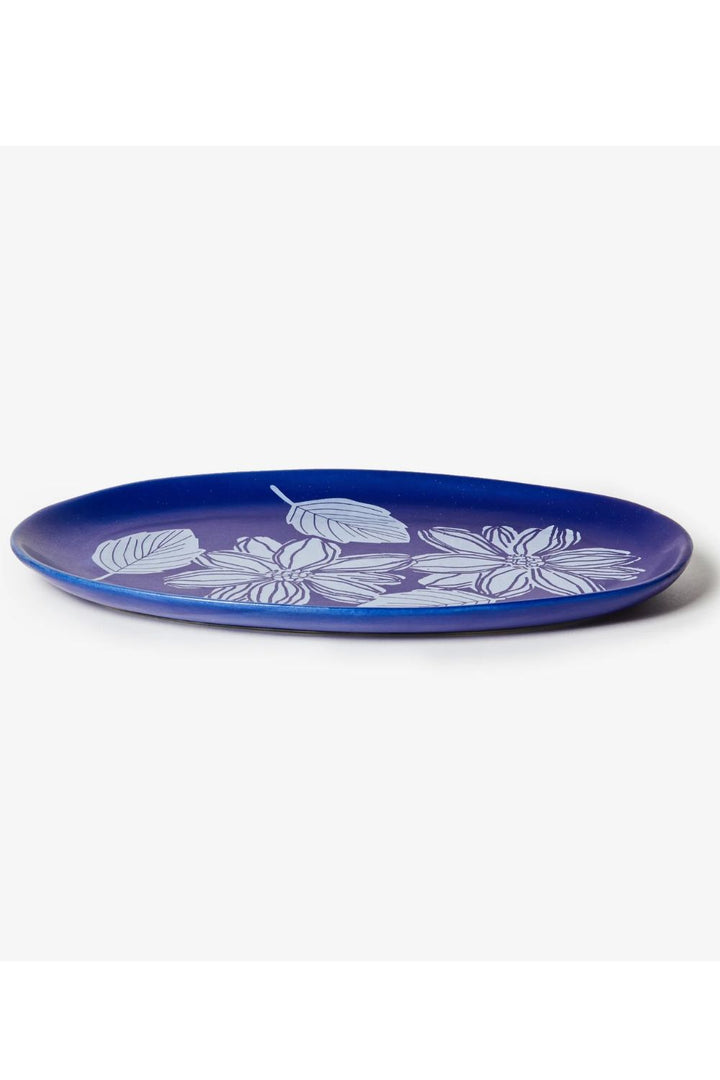 Margot Cobalt Oval Plate