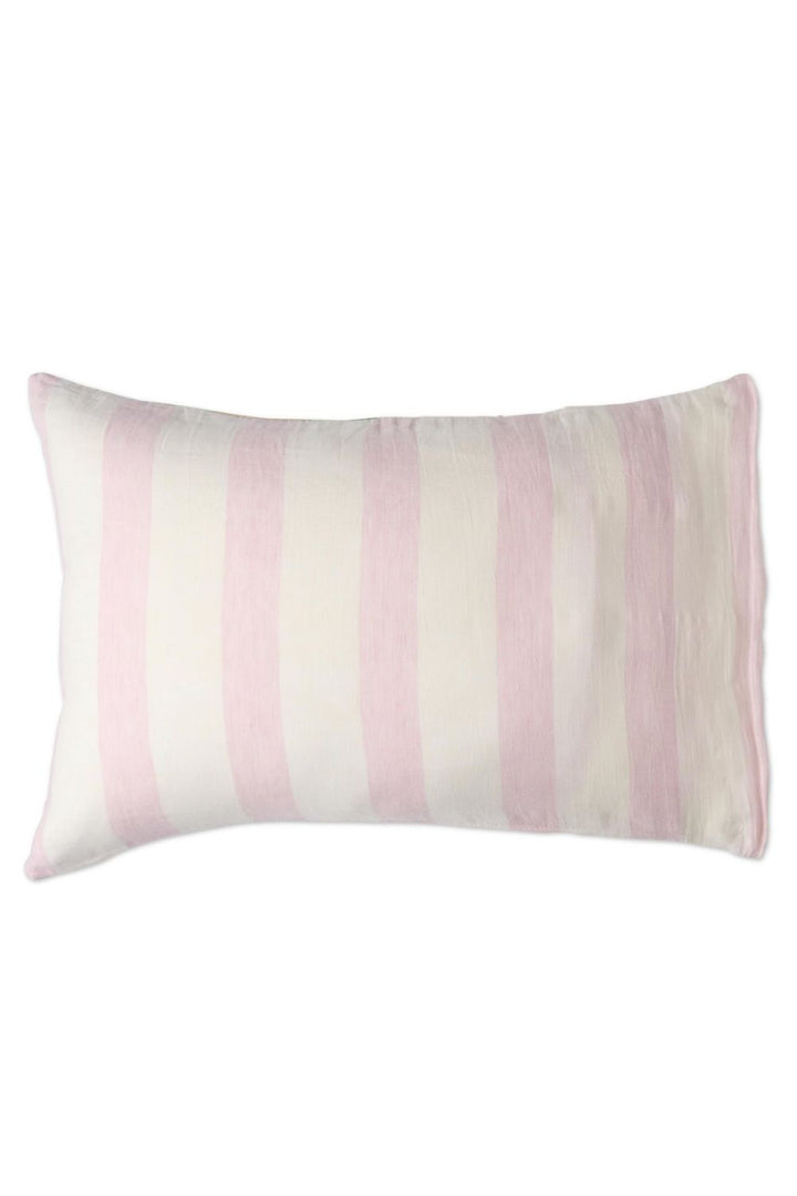 Candy Stripe Linen Pillowcases-2P Std Set