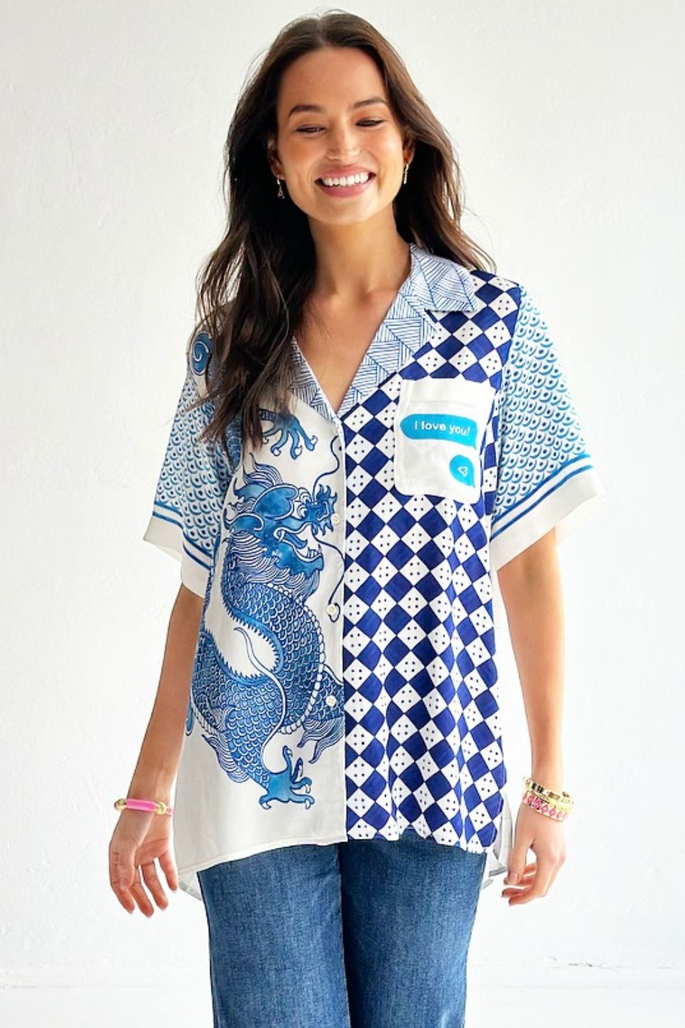 Addison Short Sleeve Shirt - Amalfi Coast