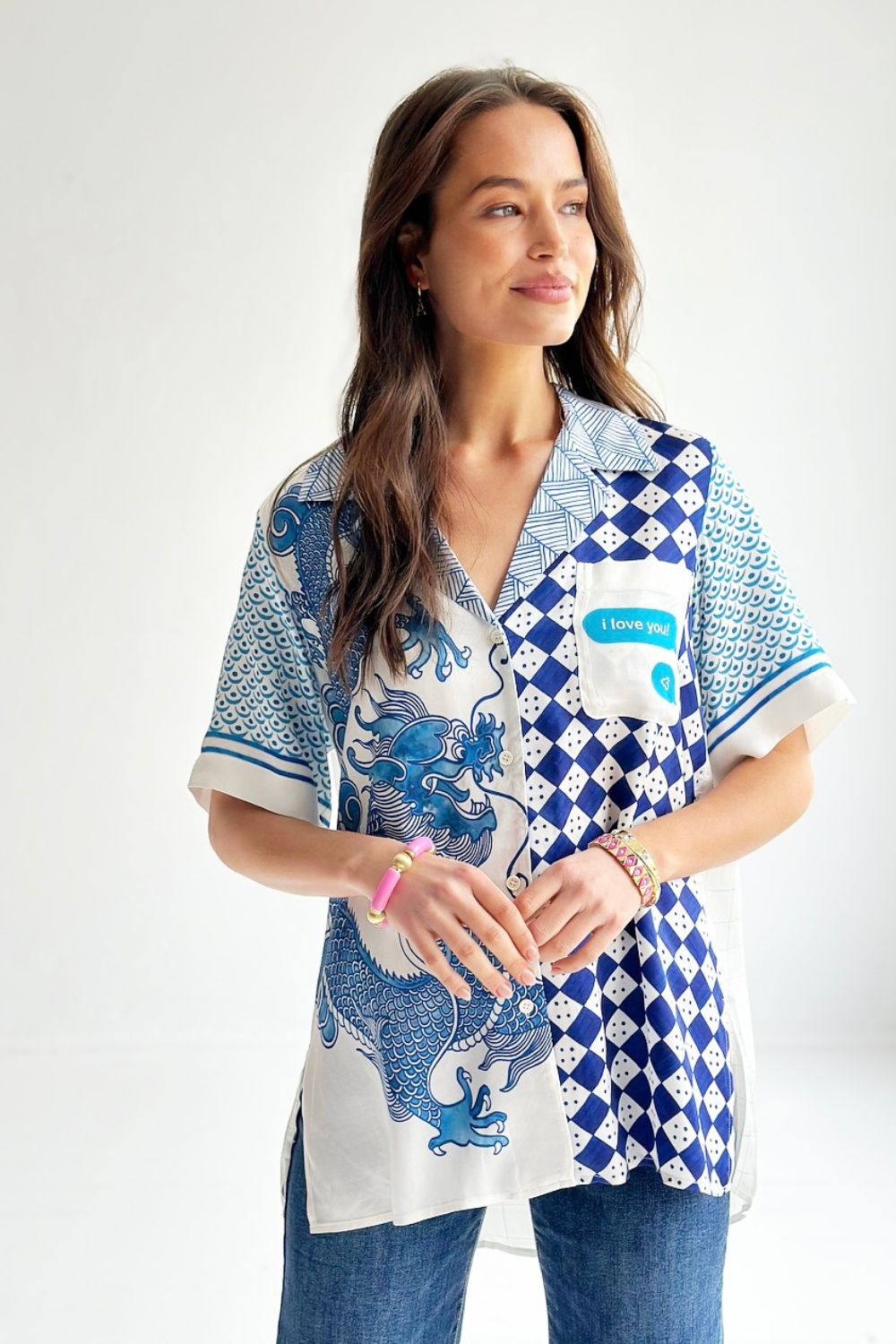 Addison Short Sleeve Shirt - Amalfi Coast