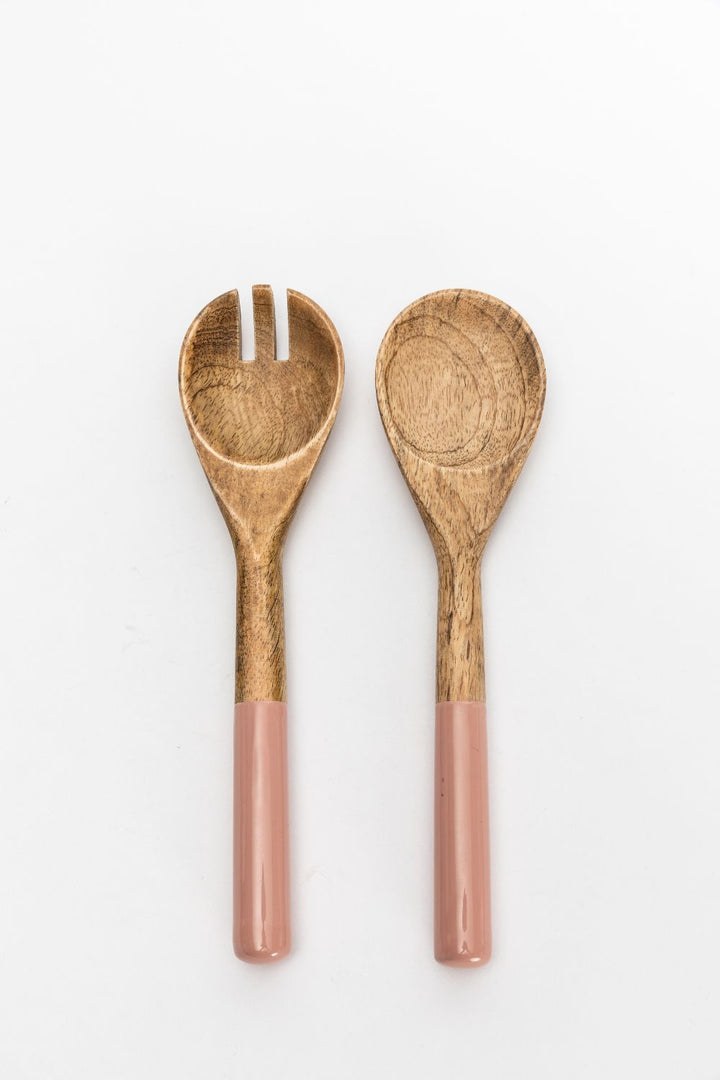 Bondy Salad Servers - Light Pink