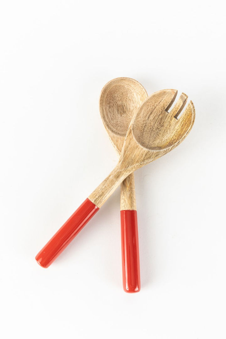 Bondy Salad Servers - Red