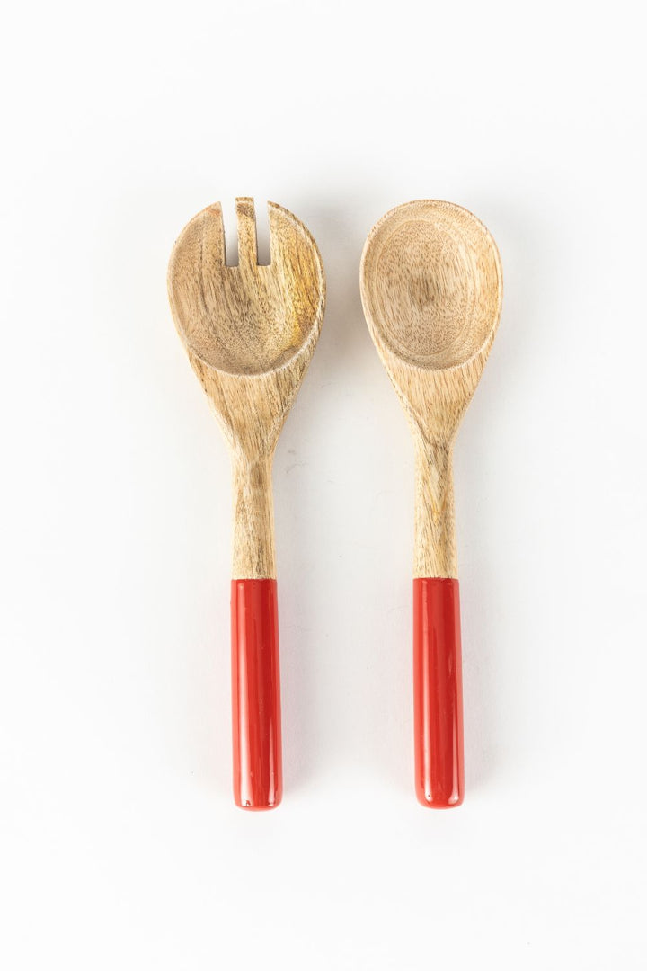 Bondy Salad Servers - Red