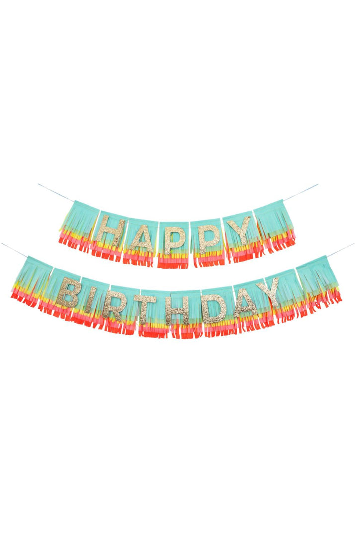 HAPPY BIRTHDAY FRINGE GARLAND