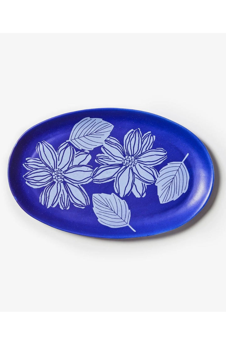 Margot Cobalt Oval Plate