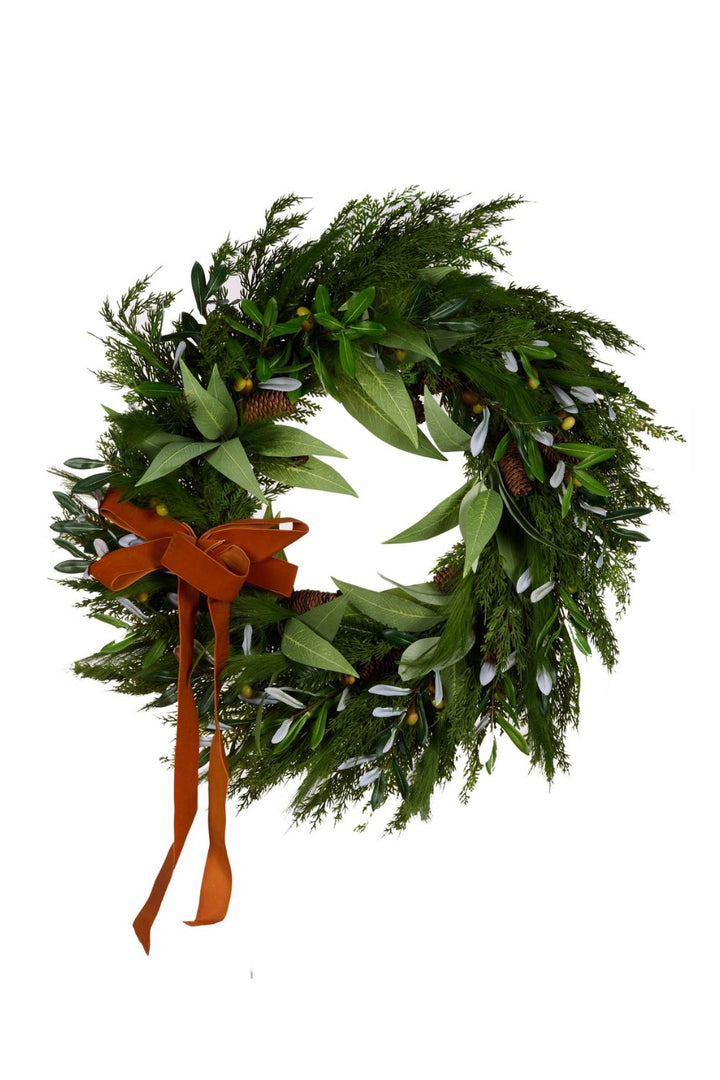 LUXE Foliage Wreath with bow