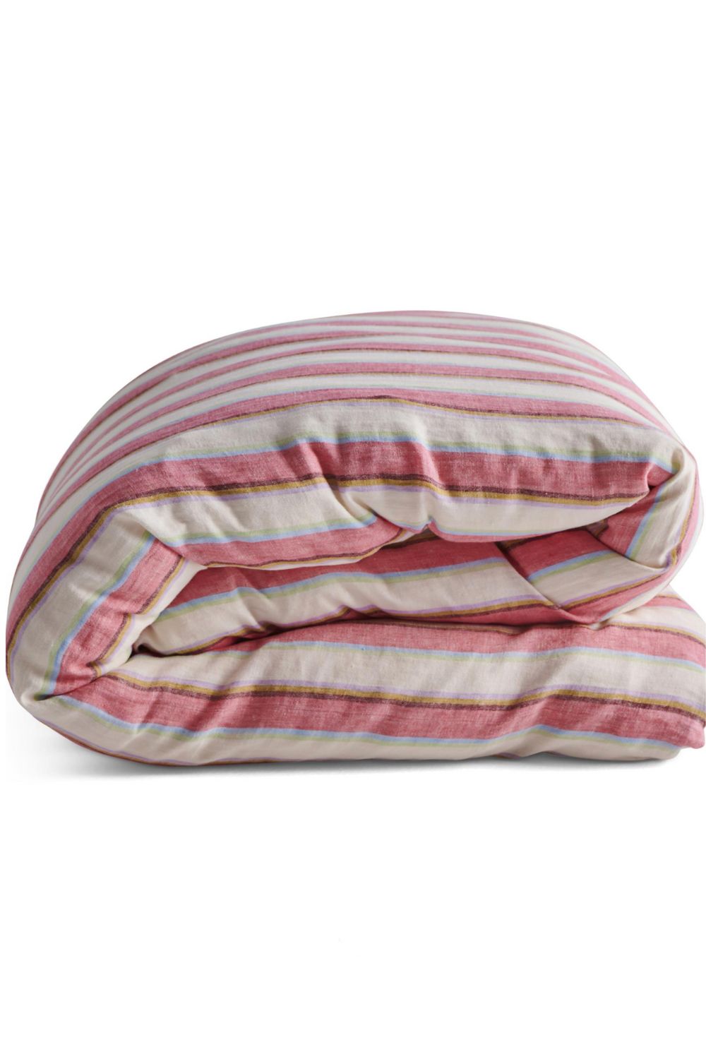 Rose Water Stripe Linen Quilt Cover