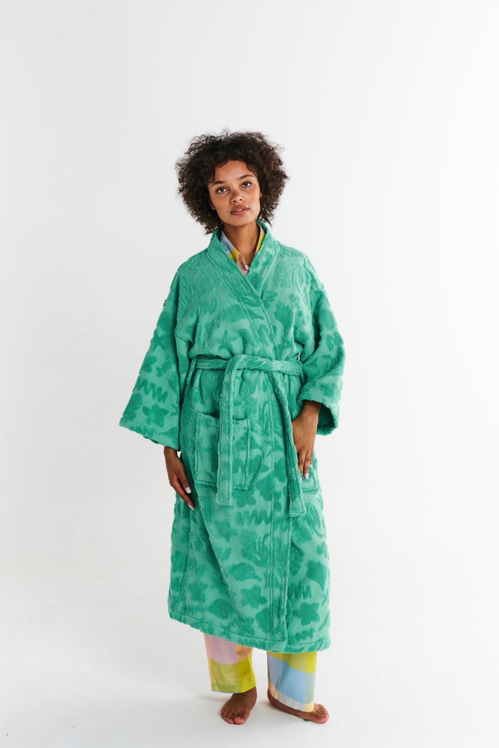 Jade Rock Pool Terry Bath Robe